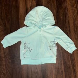 Baby girl zipper hoodie